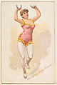 Swinging Rings Exercise, from the Pretty Athletes series (N196) issued by Wm. S. Kimball & Co., William S. Kimball & Company, Commercial color lithograph