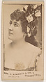 Miss Derant, from the Actresses series (N203) issued by Wm. S. Kimball & Co., William S. Kimball & Company, Commercial color lithograph