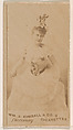 Miss Duremay, from the Actresses series (N203) issued by Wm. S. Kimball & Co., William S. Kimball & Company, Commercial color lithograph