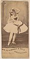 Ella Barkard, from the Actresses series (N203) issued by Wm. S. Kimball & Co., William S. Kimball & Company, Commercial color lithograph