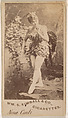 Nina Conti, from the Actresses series (N203) issued by Wm. S. Kimball & Co., William S. Kimball & Company, Commercial color lithograph