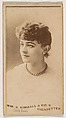 Josie Hall, from the Actresses series (N203) issued by Wm. S. Kimball & Co., William S. Kimball & Company, Commercial color lithograph
