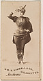 Miss Jarbeau, from the Actresses series (N203) issued by Wm. S. Kimball & Co., William S. Kimball & Company, Commercial color lithograph