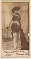 Mlle. Jager, from the Actresses series (N203) issued by Wm. S. Kimball & Co., William S. Kimball & Company, Commercial color lithograph