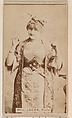 Mlle. Jager, from the Actresses series (N203) issued by Wm. S. Kimball & Co., William S. Kimball & Company, Commercial color lithograph