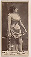 Mlle. Jager, from the Actresses series (N203) issued by Wm. S. Kimball & Co., William S. Kimball & Company, Commercial color lithograph
