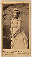 Miss Marguerite, from the Actresses series (N203) issued by Wm. S. Kimball & Co., William S. Kimball & Company, Commercial color lithograph
