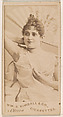 Miss Olivia, from the Actresses series (N203) issued by Wm. S. Kimball & Co., William S. Kimball & Company, Commercial color lithograph