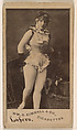 Miss Lafero, from the Actresses series (N203) issued by Wm. S. Kimball & Co., William S. Kimball & Company, Commercial color lithograph
