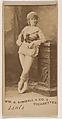 Miss Lint, from the Actresses series (N203) issued by Wm. S. Kimball & Co., William S. Kimball & Company, Commercial color lithograph