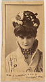 Lotta, from the Actresses series (N203) issued by Wm. S. Kimball & Co., William S. Kimball & Company, Commercial color lithograph