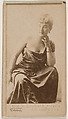 Miss Rubens, from the Actresses series (N203) issued by Wm. S. Kimball & Co., William S. Kimball & Company, Commercial color lithograph