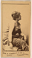 Miss Rubens, from the Actresses series (N203) issued by Wm. S. Kimball & Co., William S. Kimball & Company, Commercial color lithograph