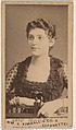 Hope Temple, from the Actresses series (N203) issued by Wm. S. Kimball & Co., William S. Kimball & Company, Commercial color lithograph