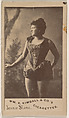 Jennie Stone, from the Actresses series (N203) issued by Wm. S. Kimball & Co., William S. Kimball & Company, Commercial color lithograph