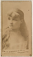 Blanche Thorne, from the Actresses series (N203) issued by Wm. S. Kimball & Co., William S. Kimball & Company, Commercial color lithograph