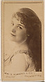 Miss Anone, from the Actresses series (N203) issued by Wm. S. Kimball & Co., William S. Kimball & Company, Commercial color lithograph