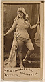 Miss Vernon, from the Actresses series (N203) issued by Wm. S. Kimball & Co., William S. Kimball & Company, Commercial color lithograph