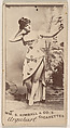 Miss Urquhart, from the Actresses series (N203) issued by Wm. S. Kimball & Co., William S. Kimball & Company, Commercial color lithograph