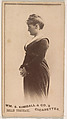 Belle Urquhart, from the Actresses series (N203) issued by Wm. S. Kimball & Co., William S. Kimball & Company, Commercial color lithograph