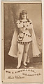 Miss Wilson, from the Actresses series (N203) issued by Wm. S. Kimball & Co., William S. Kimball & Company, Commercial color lithograph