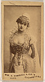Miss Mamie, from the Actresses series (N203) issued by Wm. S. Kimball & Co., William S. Kimball & Company, Commercial color lithograph