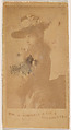 Miss Willet, from the Actresses series (N203) issued by Wm. S. Kimball & Co., William S. Kimball & Company, Commercial color lithograph