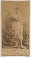 Mlle. Nelson, from the Actresses series (N203) issued by Wm. S. Kimball & Co., William S. Kimball & Company, Commercial color lithograph