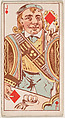 Jack of Diamonds, from Harlequin Cards, 2nd Series (N220) issued by Kinney Bros., Kinney Brothers Tobacco Company American, Commercial color lithograph