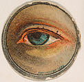 Monocle and Eye (blue), from Jocular Ocular series (N221) issued by Kinney Bros., Kinney Brothers Tobacco Company American, Commercial color lithograph