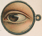 Monocle and Eye (brown), from Jocular Ocular series (N221) issued by Kinney Bros., Kinney Brothers Tobacco Company American, Commercial color lithograph