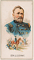 General Ulysses S. Grant, from Leaders series (N222) issued by Kinney Bros., Kinney Brothers Tobacco Company American, Commercial color lithograph