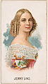 Jenny Lind, from Leaders series (N222) issued by Kinney Bros., Kinney Brothers Tobacco Company  American, Commercial color lithograph