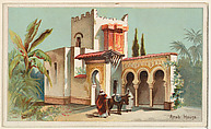 Arab House, from the Habitations of Man series (N113) issued by W. Duke, Sons & Co. to promote Honest Long Cut Smoking and Chewing Tobacco, The Giles Company American, Commercial color lithograph