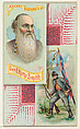 A Short History: General E. Kirby Smith, from the Histories of Generals series (N114) issued by W. Duke, Sons & Co. to promote Honest Long Cut Smoking and Chewing Tobacco, W. Duke, Sons & Co. American, Commercial color lithograph