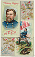 A Short History: General Franz Sigel, from the Histories of Generals series (N114) issued by W. Duke, Sons & Co. to promote Honest Long Cut Smoking and Chewing Tobacco, W. Duke, Sons & Co. American, Commercial color lithograph