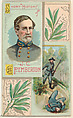 A Short History: General John C. Pemberton, from the Histories of Generals series (N114) issued by W. Duke, Sons & Co. to promote Honest Long Cut Smoking and Chewing Tobacco, W. Duke, Sons & Co. American, Commercial color lithograph