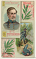 A Short History: General John C. Pemberton, from the Histories of Generals series (N114) issued by W. Duke, Sons & Co. to promote Honest Long Cut Smoking and Chewing Tobacco, W. Duke, Sons & Co. American, Commercial color lithograph