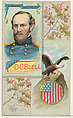 A Short History of General Don Carlos Buell, from the Histories of Generals series (N114) issued by W. Duke, Sons & Co. to promote Honest Long Cut Smoking and Chewing Tobacco, W. Duke, Sons & Co. American, Commercial color lithograph