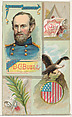 A Short History of General Don Carlos Buell, from the Histories of Generals series (N114) issued by W. Duke, Sons & Co. to promote Honest Long Cut Smoking and Chewing Tobacco, W. Duke, Sons & Co. American, Commercial color lithograph