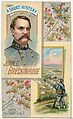A Short History of General John C. Breckinridge, from the Histories of Generals series (N114) issued by W. Duke, Sons & Co. to promote Honest Long Cut Smoking and Chewing Tobacco, W. Duke, Sons & Co. American, Commercial color lithograph