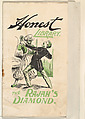 The Rajah's Diamond, from the Honest Library series (N115) issued by Duke Sons & Co. to promote Honest Long Cut Tobacco, W. Duke, Sons & Co.  American, Commercial color lithograph