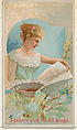 I Cannot Sing the Old Songs, from the Illustrated Songs series (N116) issued by W. Duke, Sons & Co. to promote Honest Long Cut Tobacco, W. Duke, Sons & Co. American, Commercial color lithograph