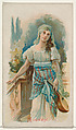 Mignon, from the Illustrated Songs series (N116) issued by W. Duke, Sons & Co. to promote Honest Long Cut Tobacco, W. Duke, Sons & Co.  American, Commercial color lithograph