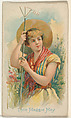 Little Maggie May, from the Illustrated Songs series (N116) issued by W. Duke, Sons & Co. to promote Honest Long Cut Tobacco, W. Duke, Sons & Co.  American, Commercial color lithograph