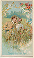 Comin' Thro' the Rye, from the Illustrated Songs series (N116) issued by W. Duke, Sons & Co. to promote Honest Long Cut Tobacco, W. Duke, Sons & Co.  American, Commercial color lithograph