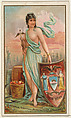 New York, from the Industries of States series (N117) issued by Duke Sons & Co. to promote Honest Long Cut Tobacco, W. Duke, Sons & Co.  American, Commercial color lithograph