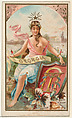 Georgia, from the Industries of States series (N117) issued by Duke Sons & Co. to promote Honest Long Cut Tobacco, W. Duke, Sons & Co.  American, Commercial color lithograph