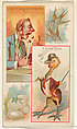 When the Swallows Homeward Fly / A Tough Chick, from the Jokes series (N118) issued by Duke Sons & Co. to promote Honest Long Cut Tobacco, W. Duke, Sons & Co. American, Commercial color lithograph