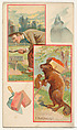 High Lands / A Building Lot, from the Jokes series (N118) issued by Duke Sons & Co. to promote Honest Long Cut Tobacco, W. Duke, Sons & Co. American, Commercial color lithograph
